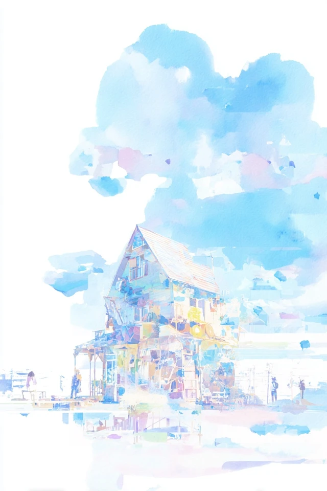 Ethereal Dreams in Pastel Watercolors - Image 6