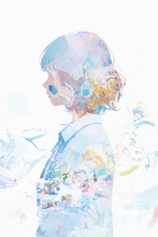 Ethereal Dreams in Pastel Watercolors - Image 1