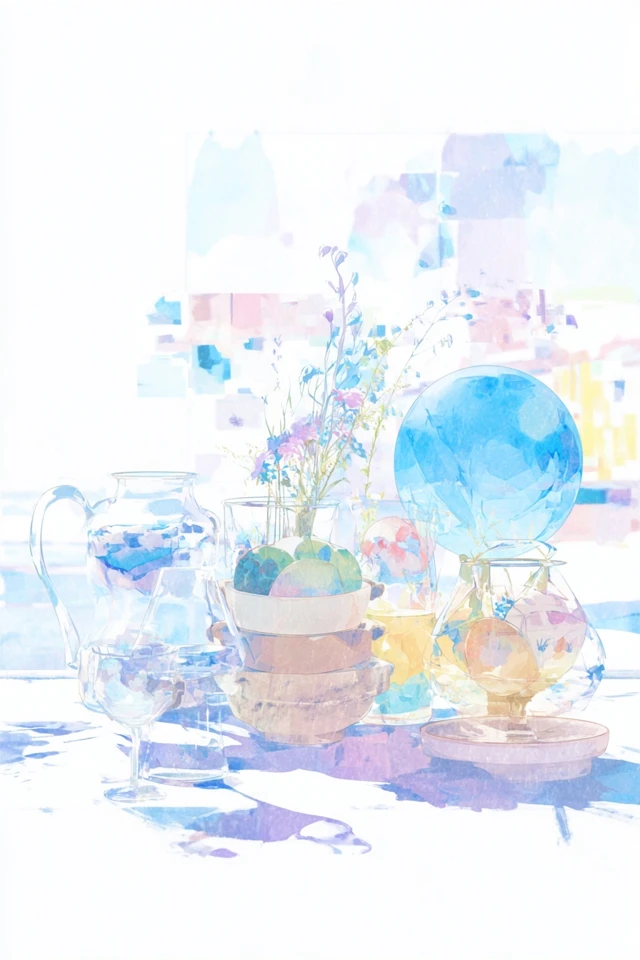 Ethereal Dreams in Pastel Watercolors - Image 3