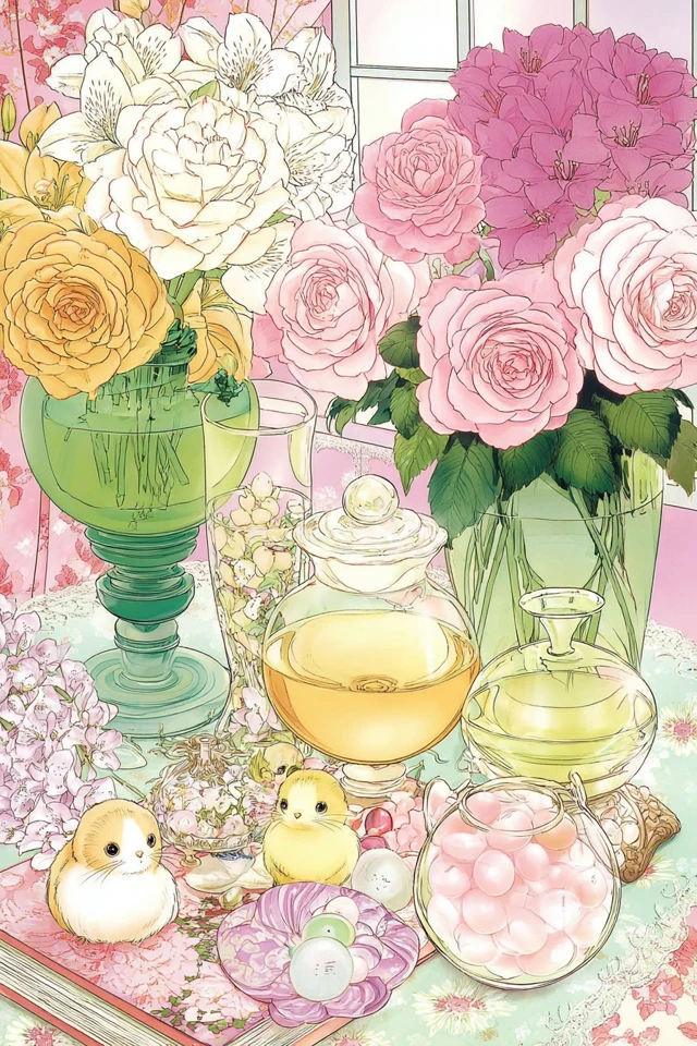 Pastel Dreams of a Quiet Afternoon - Image 3