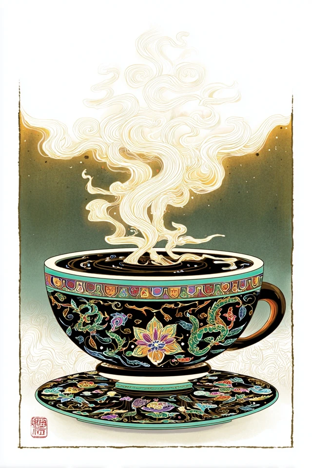 Ornate Celestial Silhouette - Image 4