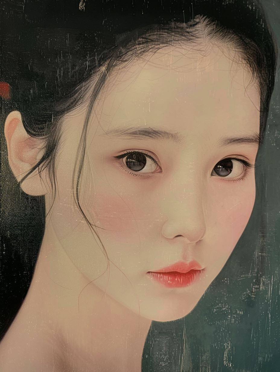 Ethereal Gazes: A Study in Portraiture - Image 1