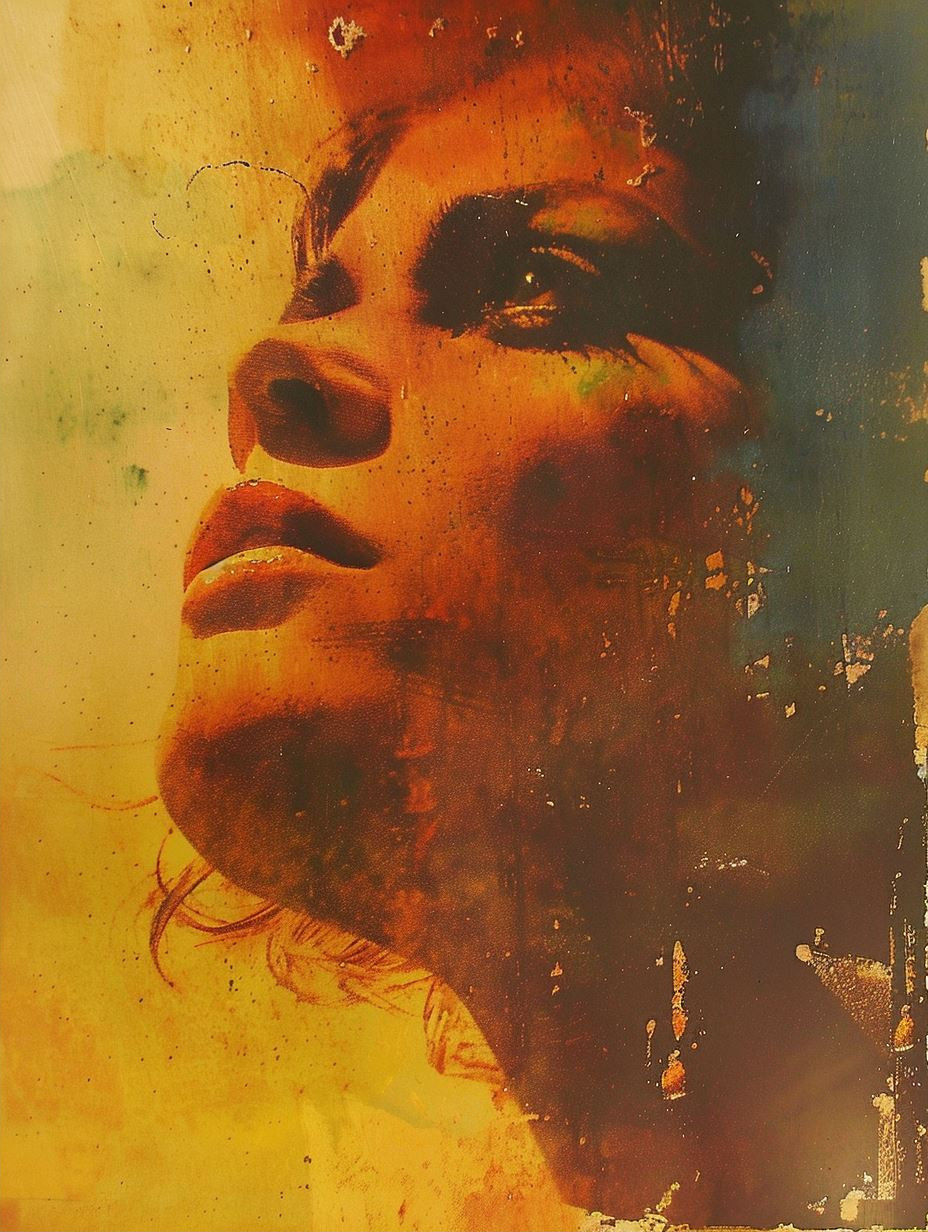 Golden Ethereal Portrait Decay - Image 2