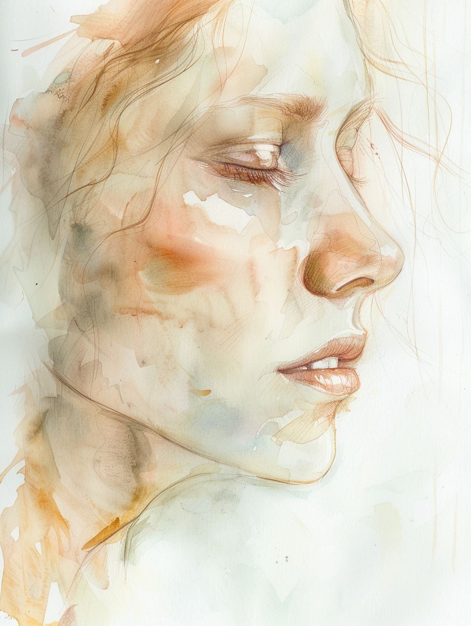 Ethereal Whispers in Watercolor - Image 3