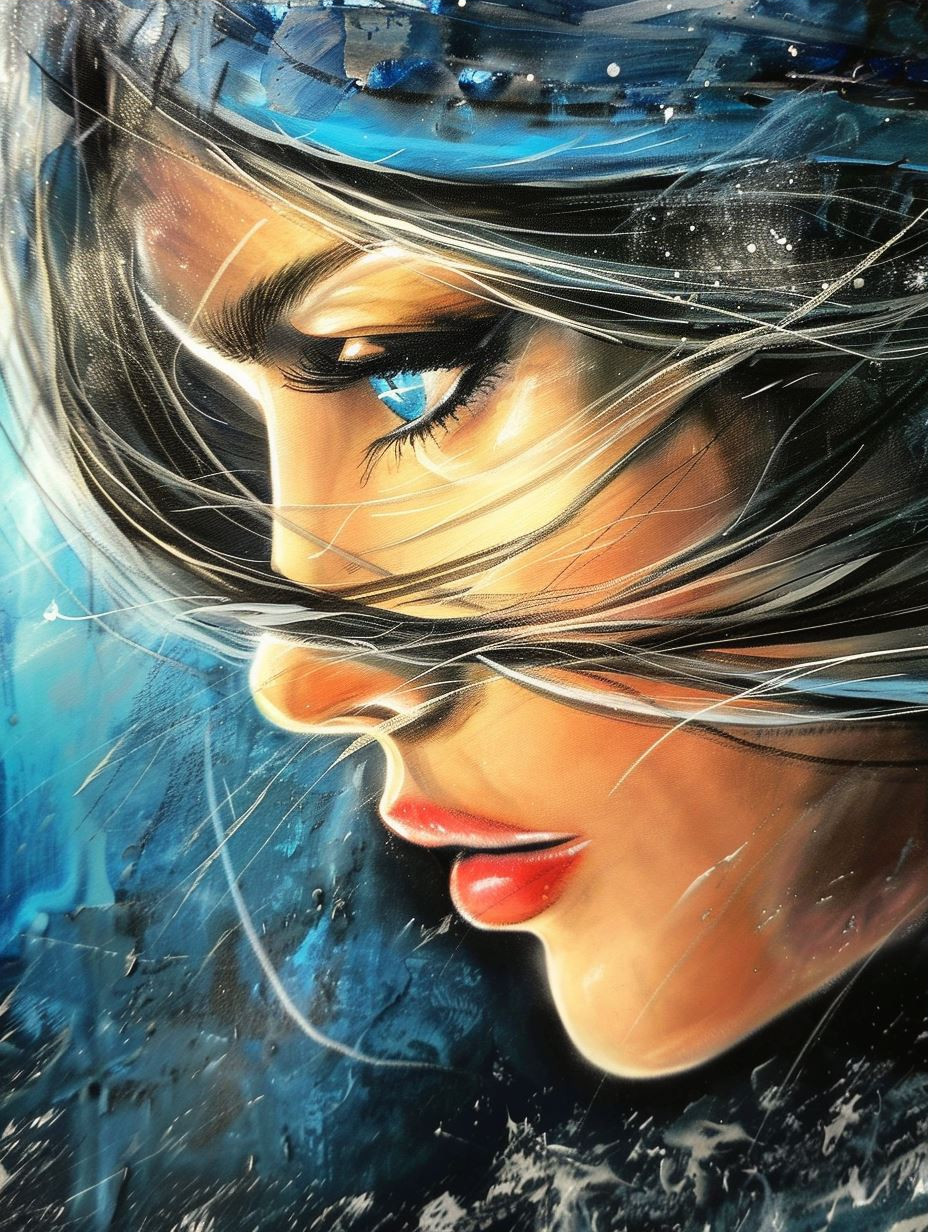 Ethereal Blue Dream Portraits - Image 3