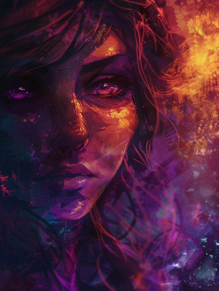 Ethereal Ember Soul Portrait - Image 2