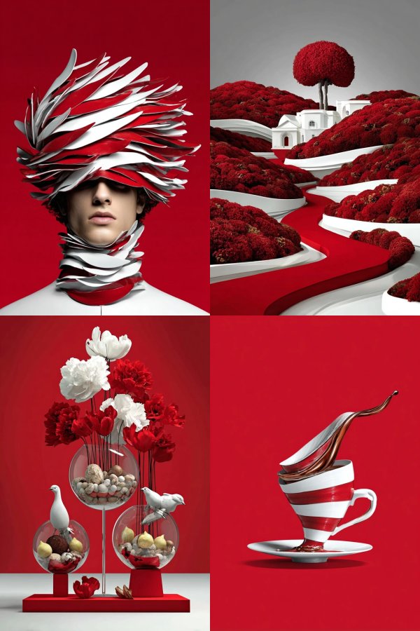 Crimson Petal Mask