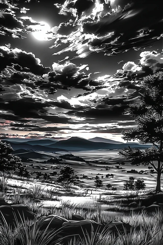 Monochrome Noir Elegance - Image 2