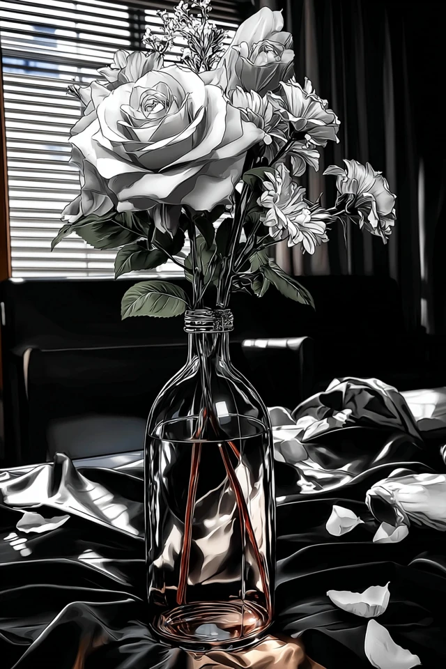 Monochrome Noir Elegance - Image 3