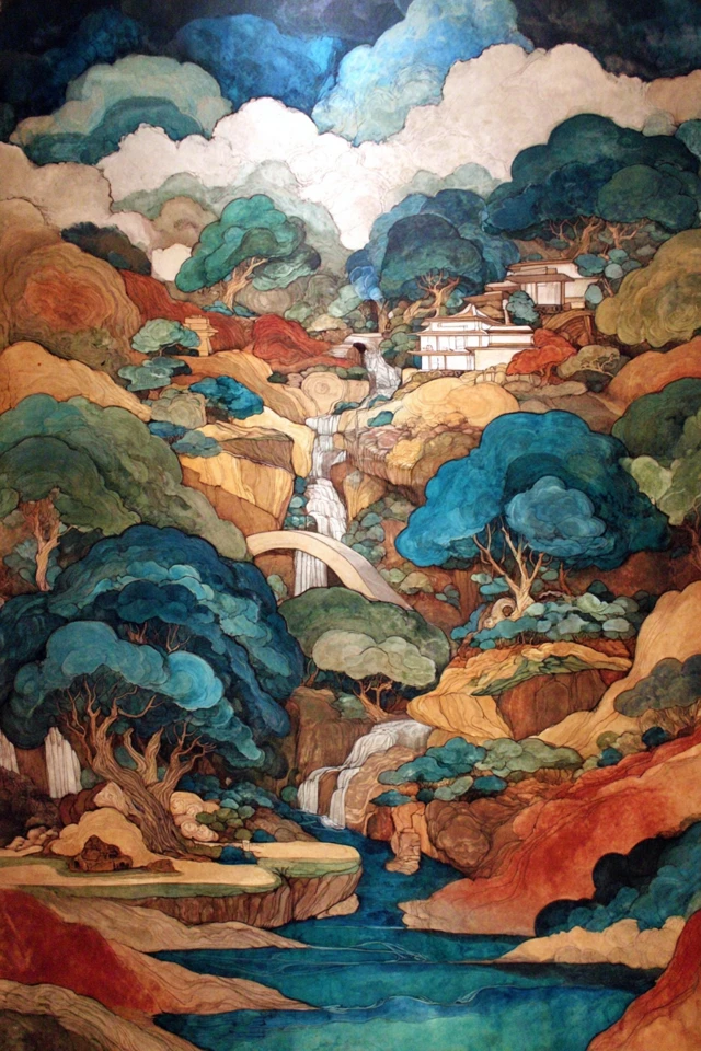 Mystic Watercolor Muse - Image 2