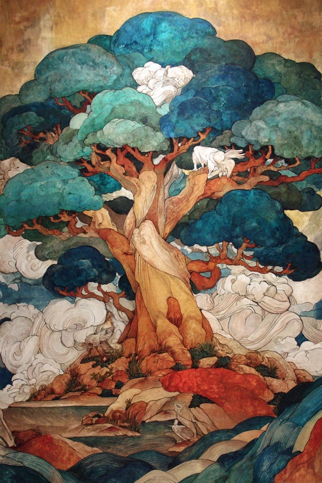Mystic Watercolor Muse - Image 5