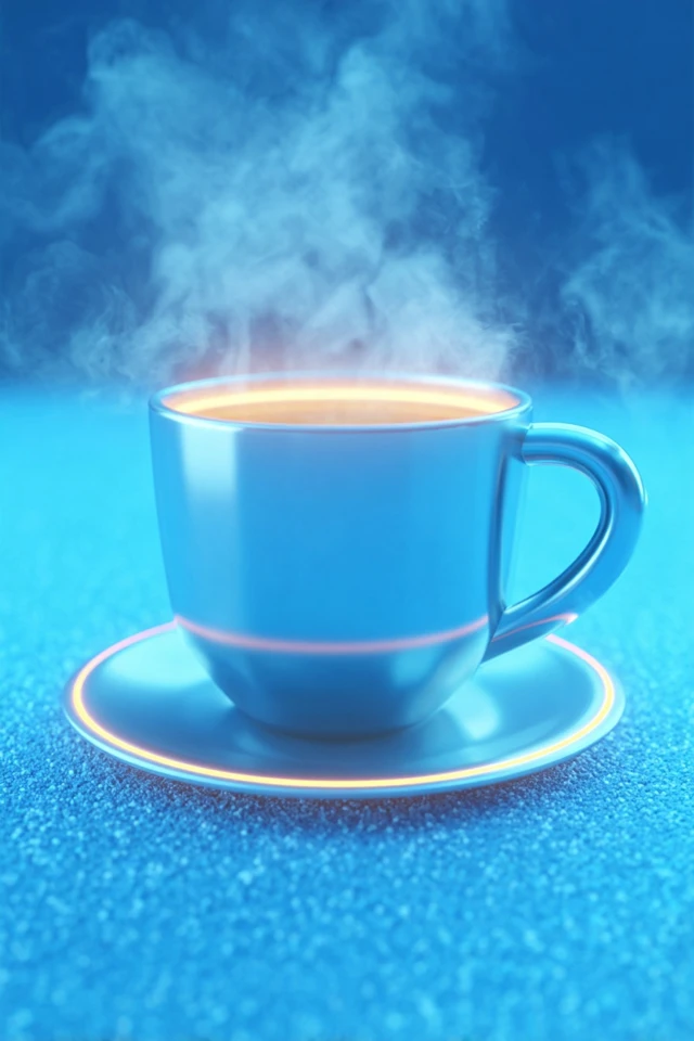 Azure Neon Glow - Image 4