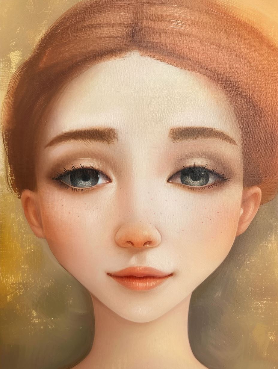 Ethereal Dreamy Portrait Artistry - Image 4