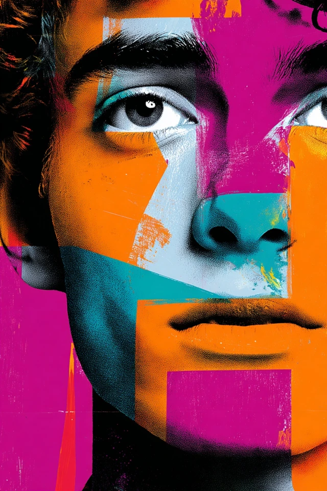 Chromatic Fragment Portrait - Image 1