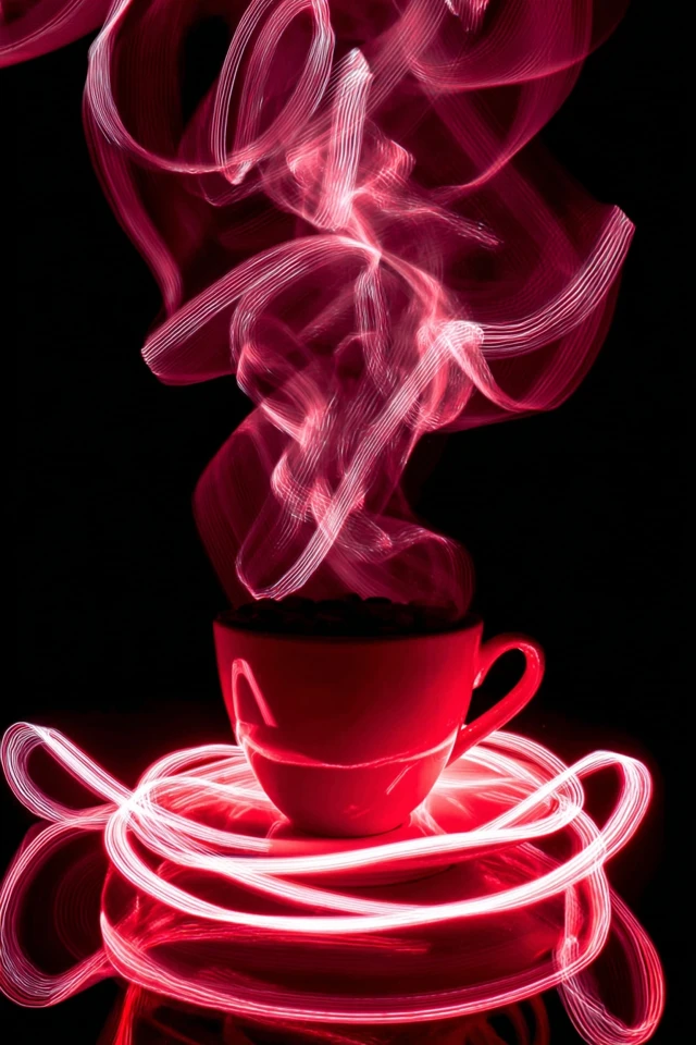 Neon Crimson Veils - Image 4