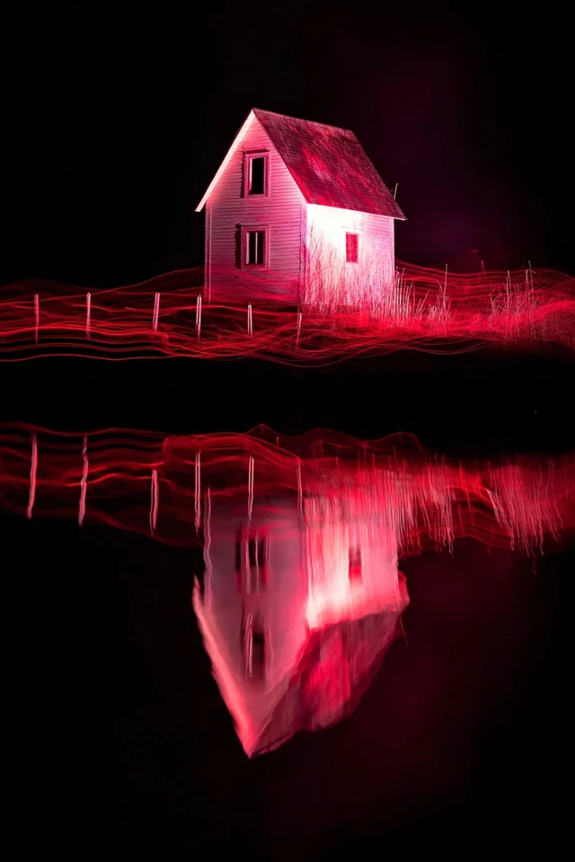 Neon Crimson Veils - Image 6