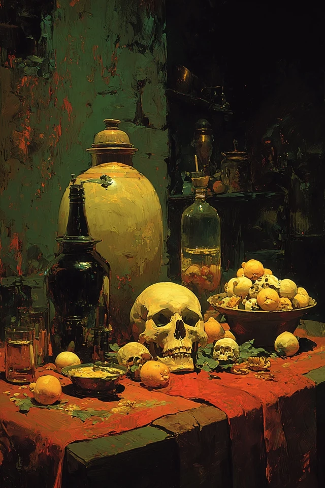 Rustic Oil Portrait - Image 3