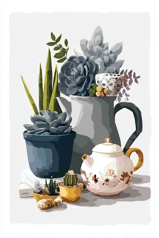 Botanical Grace Portrait - Image 3
