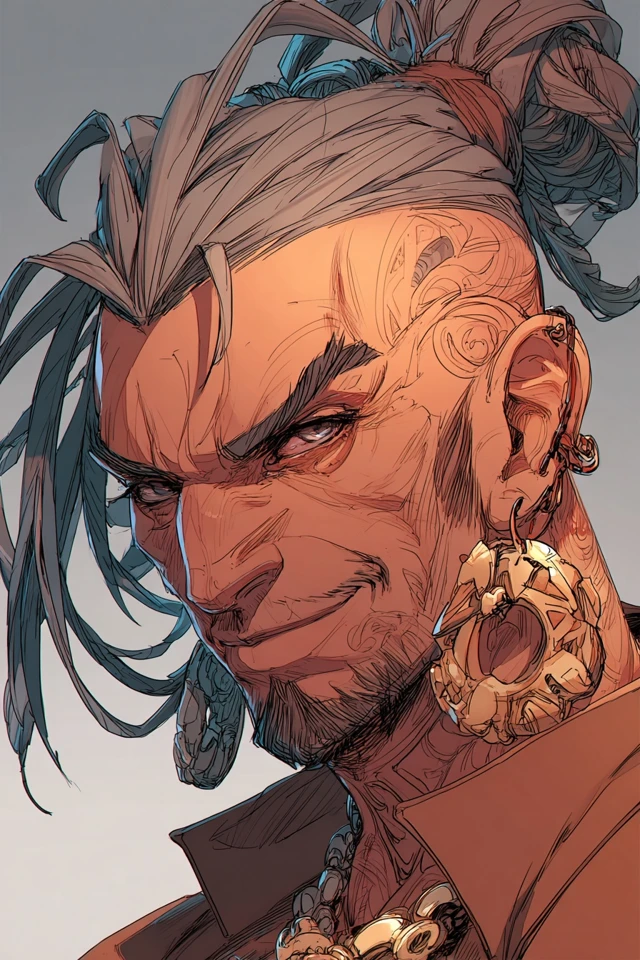 Cyberpunk Nomad Portrait