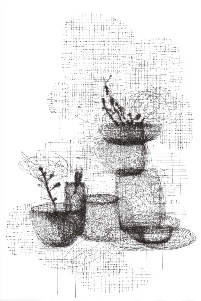 Ethereal Lines: A Study in Digital Texture - Image 3