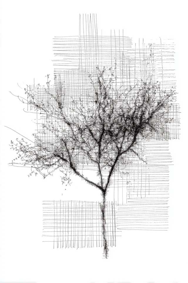 Ethereal Lines: A Study in Digital Texture - Image 5