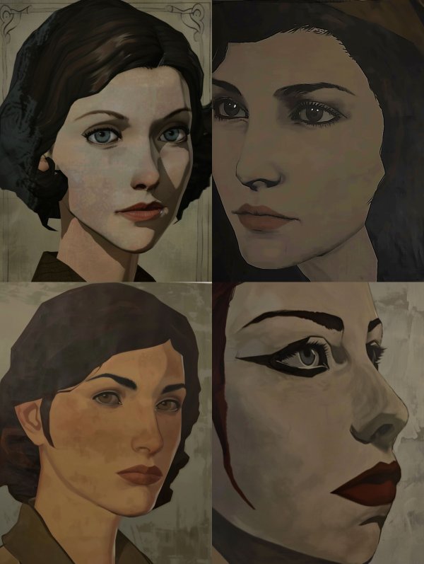 Moody Noir Digital Portraits