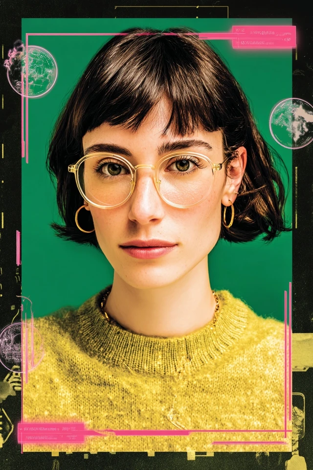 Neon Digital Portrait - Image 1
