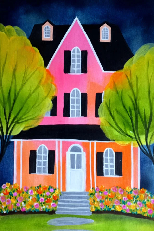Vibrant Visions: A Four-Piece Art Collection - Image 6