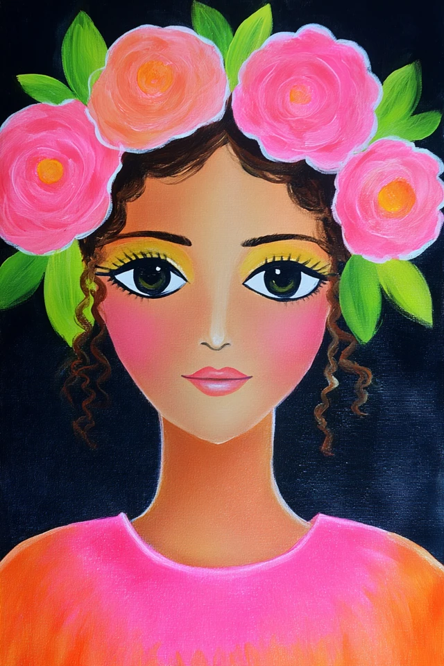 Vibrant Visions: A Four-Piece Art Collection - Image 1