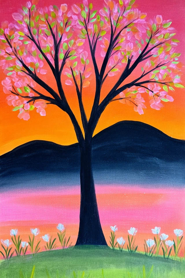 Vibrant Visions: A Four-Piece Art Collection - Image 5