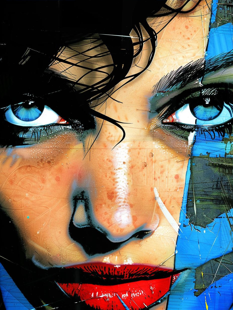 Fragmented Azure Portrait Series - Image 3