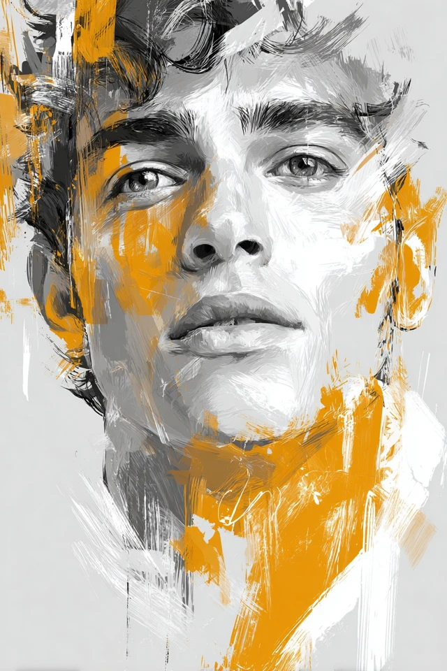 Golden Ember Portrait