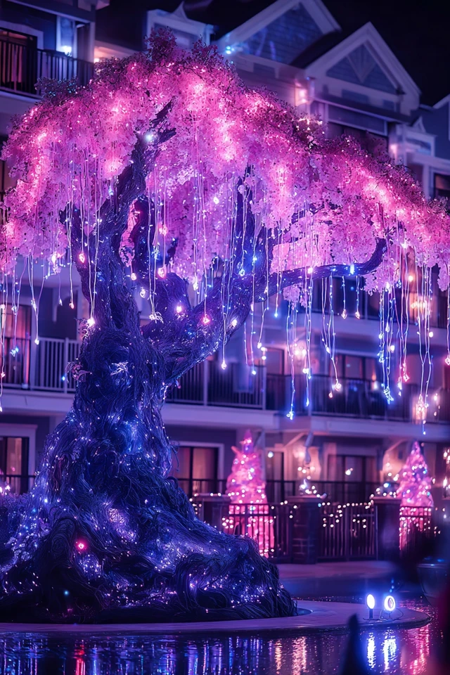 Neon Dreams in Purple Hues - Image 5
