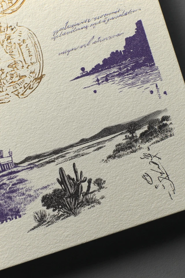 Vintage Ink Portrait - Image 2