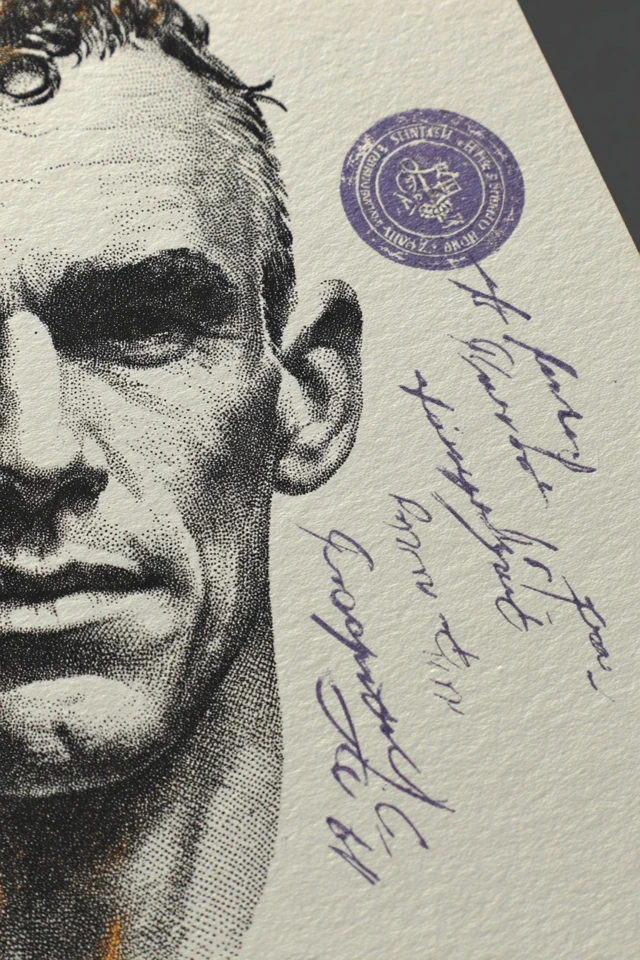 Vintage Ink Portrait - Image 1