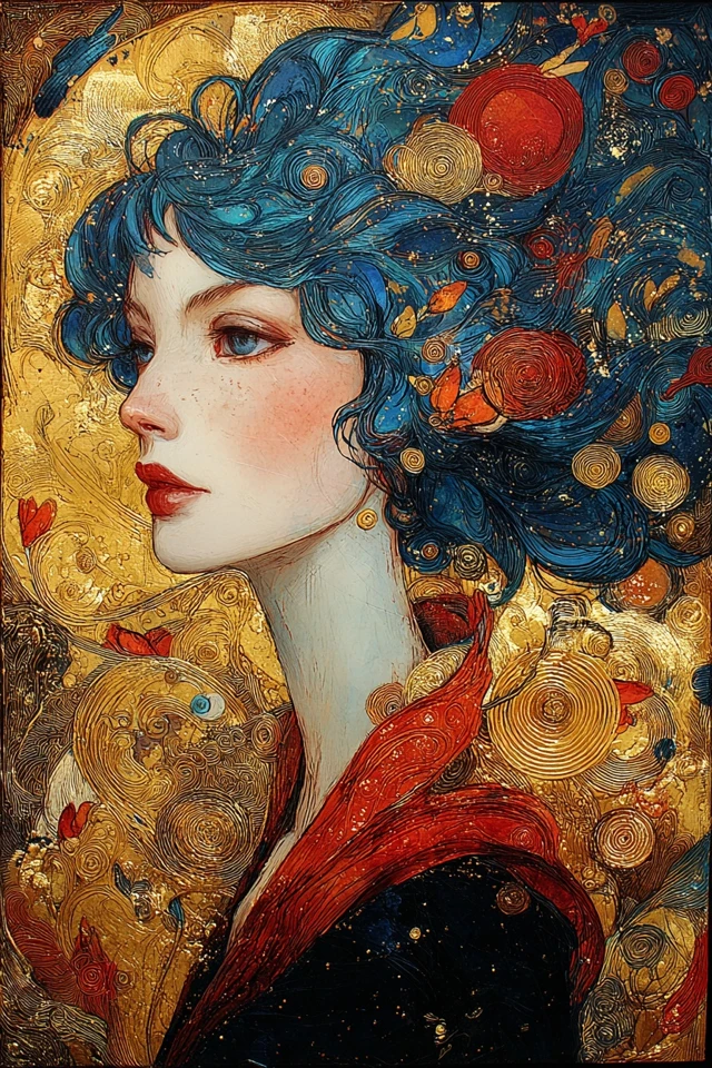 Celestial Azure Muse