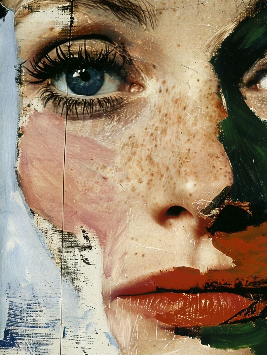 Fragmented Beauty in Color - Image 1
