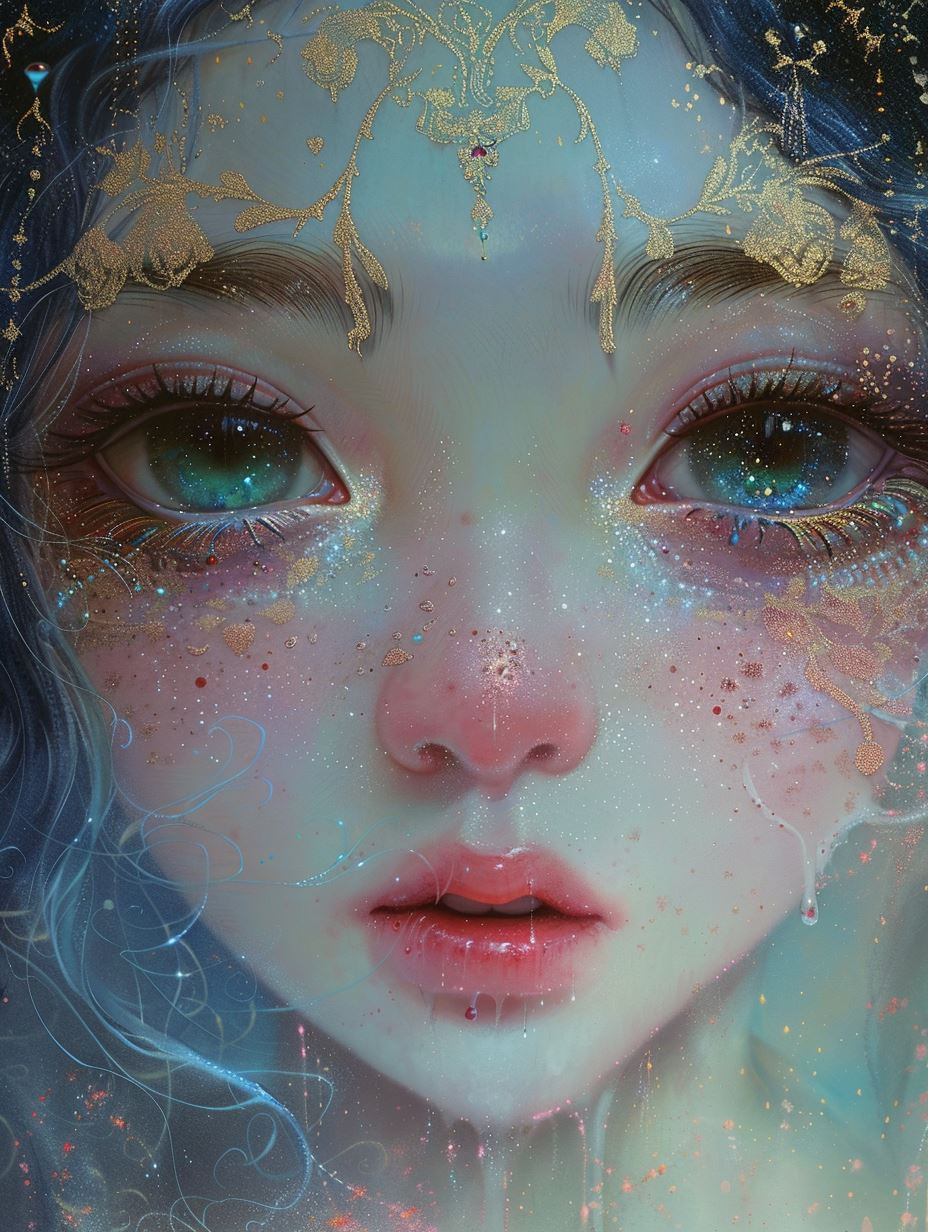 Ethereal Slumber of Golden Branches - Image 2