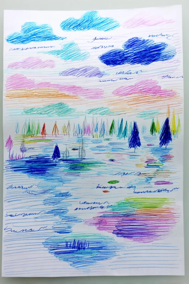 Vibrant Prism: A Collection of Colored Sketches - Image 2