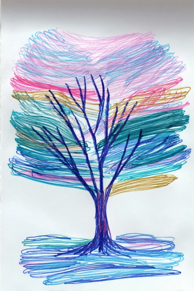 Vibrant Prism: A Collection of Colored Sketches - Image 5
