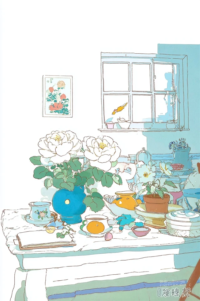 Pastel Dreamscape Illustration - Image 3