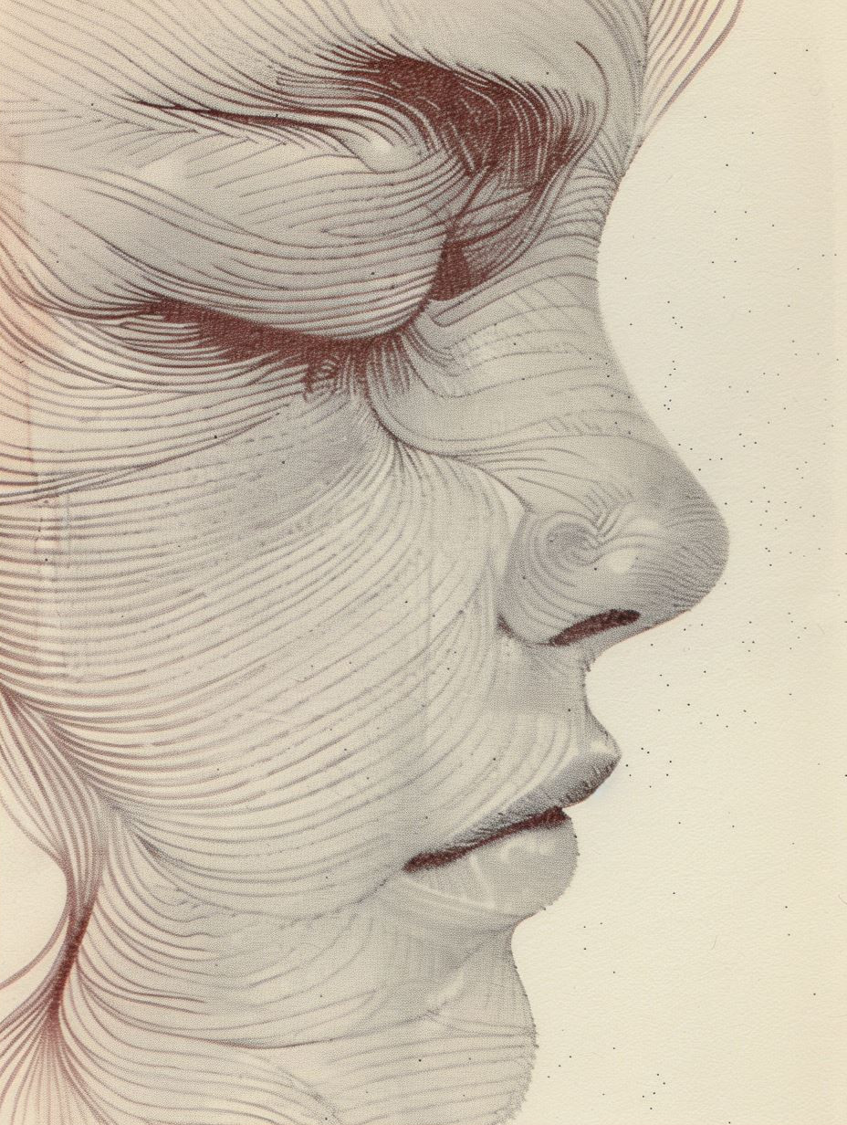 Ethereal Linear Portrait - Image 2