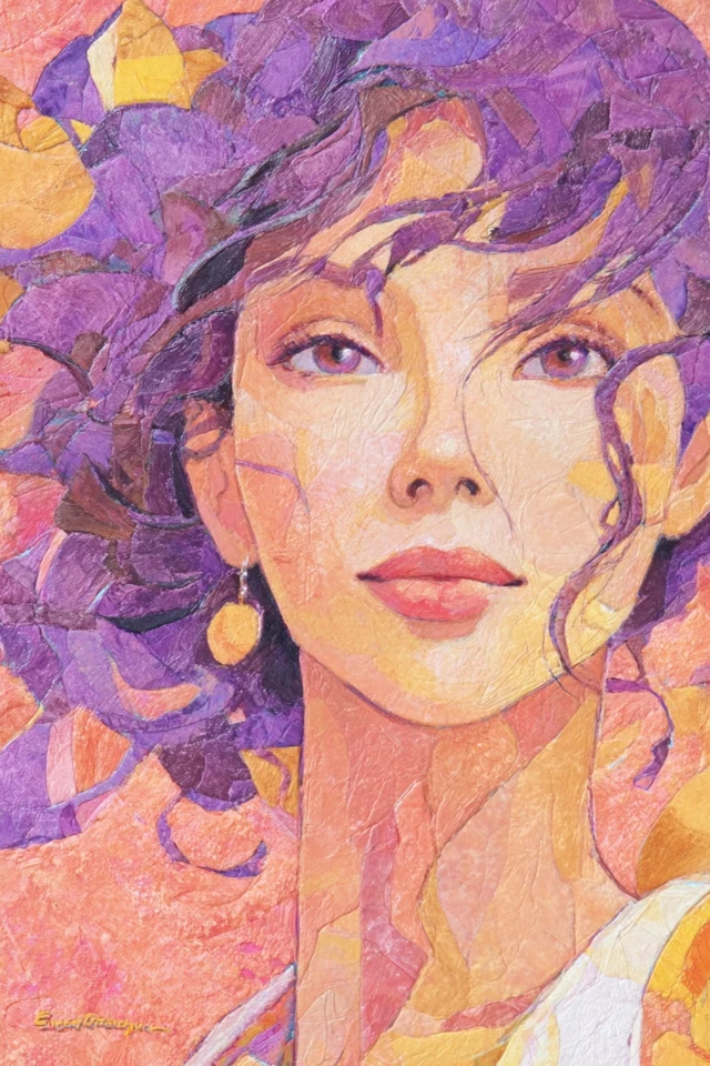 Violet Collage Dream