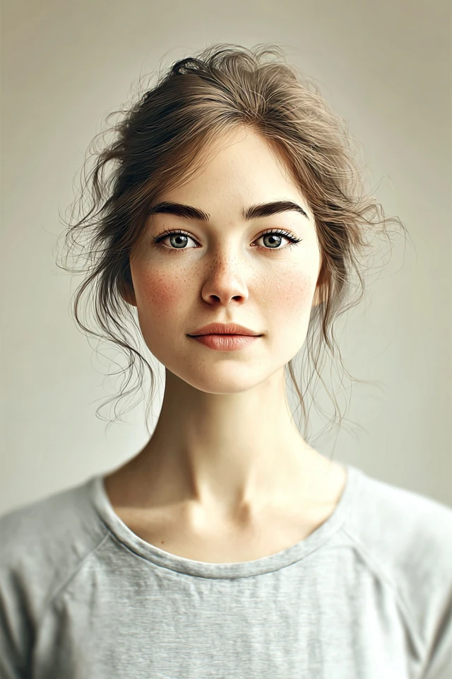 Natural Grace Portrait - Image 1