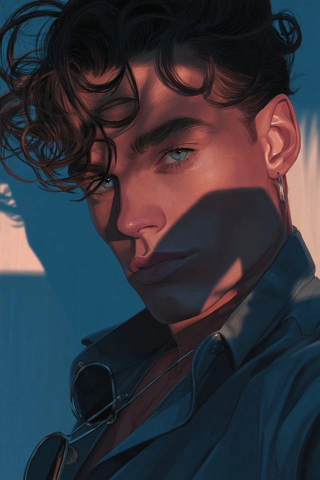 Azure Twilight Gaze