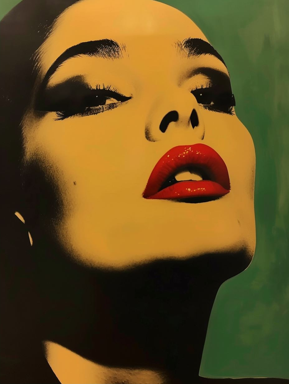 Vintage Glamour in Golden Silk - Image 2