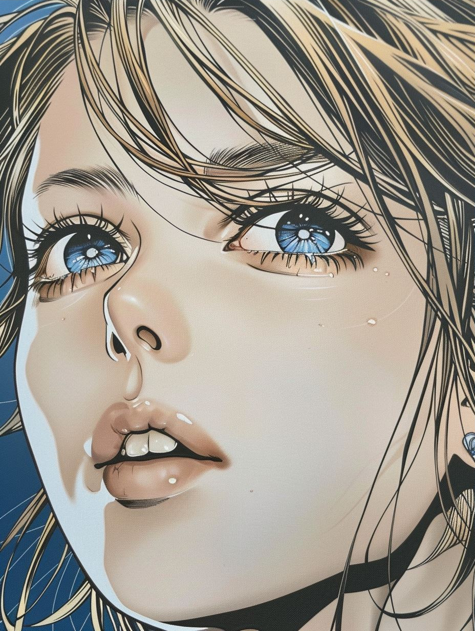 Ethereal Gazes: A Study in Blue Eyes - Image 3