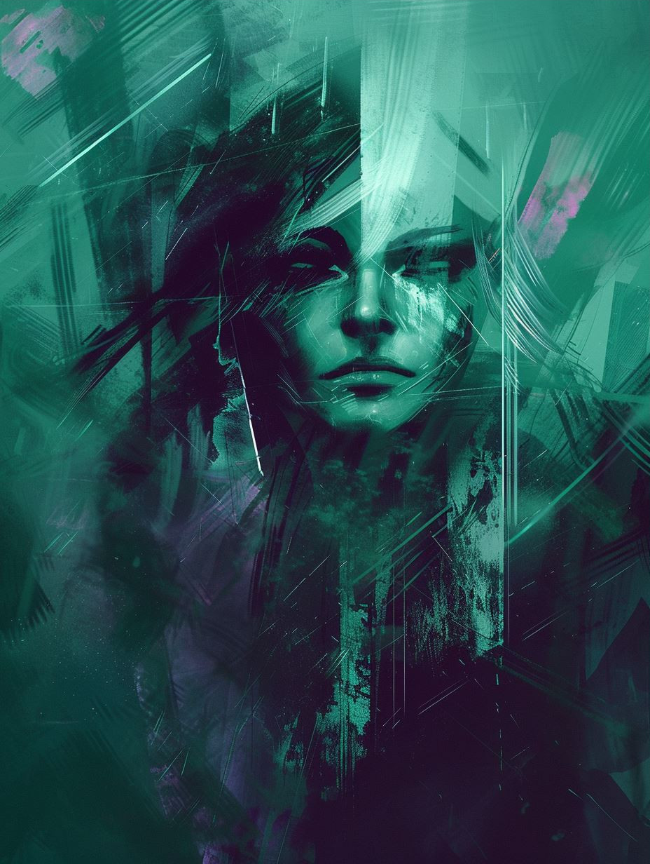 Ethereal Shadows of Digital Melancholy - Image 3