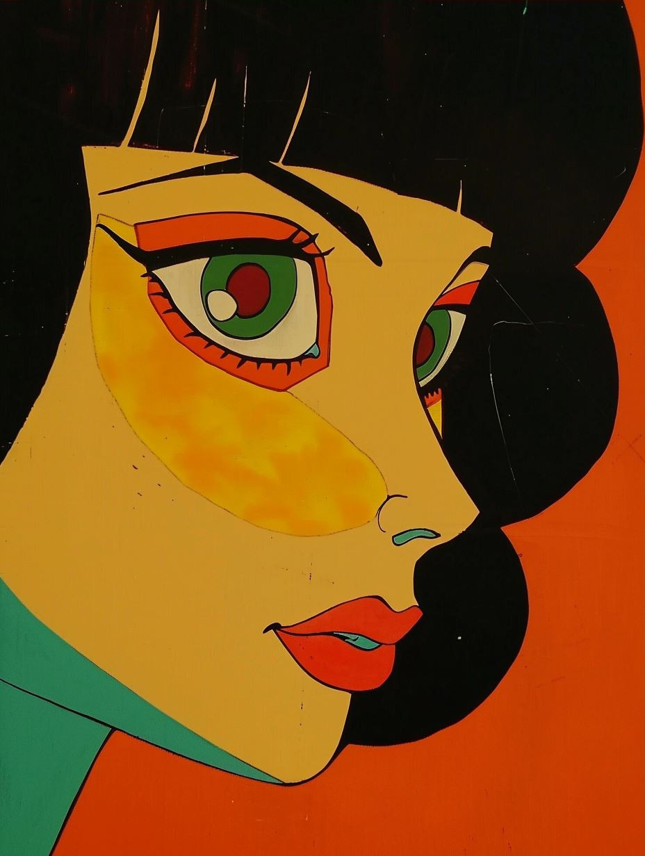 Vibrant Pop Art Portraits of Four Women - Image 3