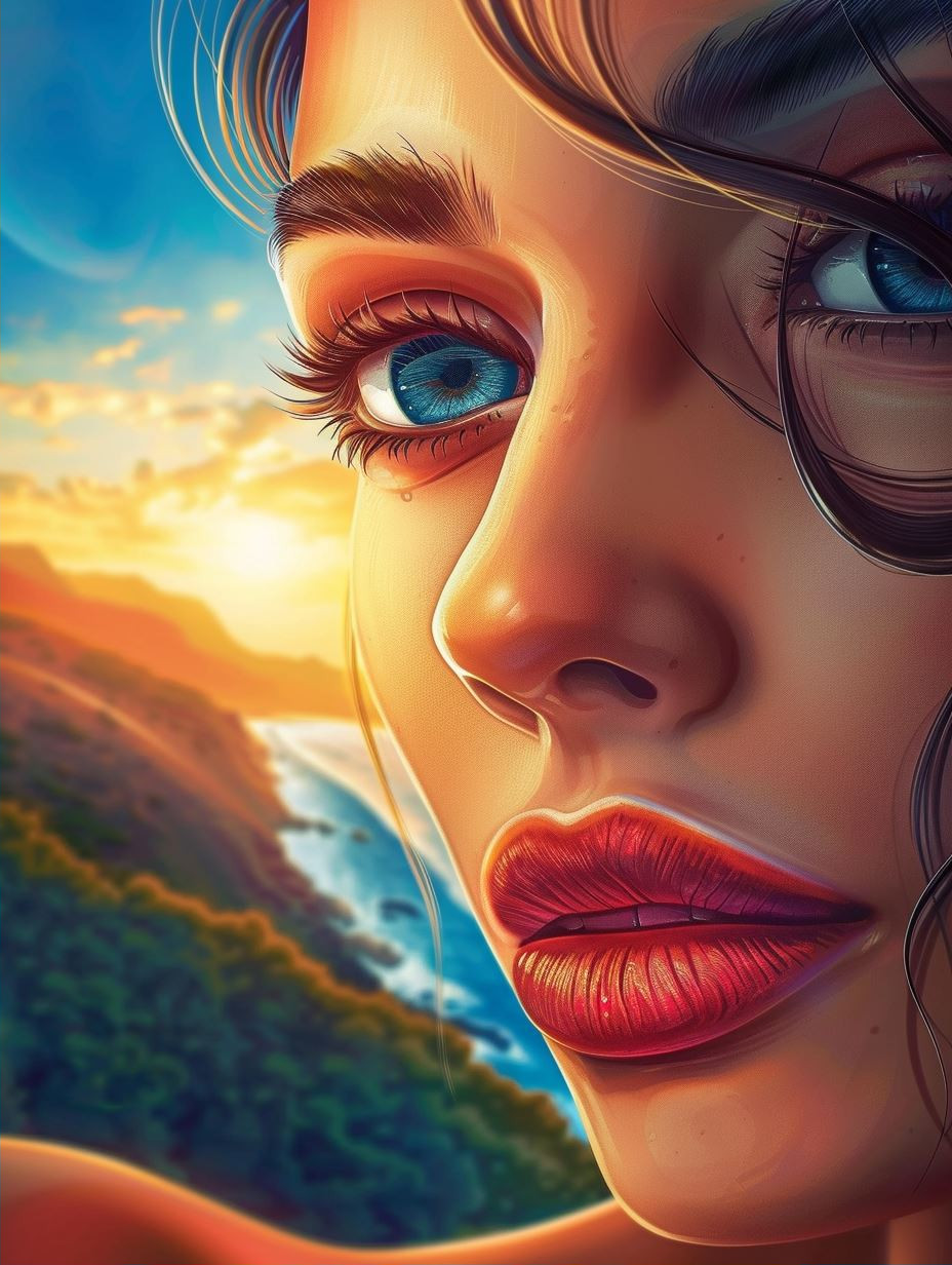 Ethereal Gazes of Dreaming Women - Image 2